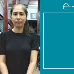 Chị NGUYỄN THỊ HƯNG THỊNH, sinh năm 1980, quê Bình Thuận cần tìm việc