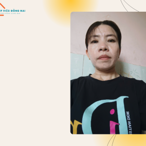 Chị Nguyễn Thị Lợi, sinh năm 1976, quê Ninh Thuận cần tìm việc