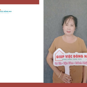 Chị Nguyễn Thị Cẩm Vân, sinh năm 1972, quê Đồng Tháp cần tìm việc