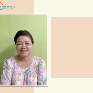 Chị NGUYỄN THANH TÂM, sinh năm 1972, quê Long An cần tìm việc