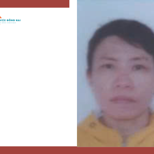 Chị Nguyễn Thị Lợi, sinh năm 1976, quê Ninh Thuận cần tìm việc