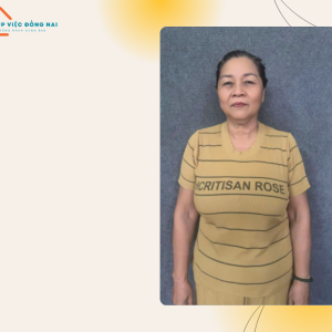 Chị NGUYỄN THỊ HẠNH, sinh năm 1969, quê Cần Thơ cần tìm việc