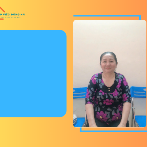 Chị PHẠM THỊ ÁNH NGUYỆT, sinh năm 1967, quê Bến Tre cần tìm việc