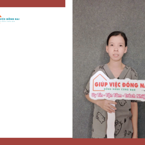 Chị HỒ THỊ NHƯ NGỌC, sinh năm 1990, quê Ninh Thuận cần tìm việc