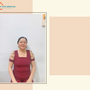 Chị NGUYỄN THỊ NGỌC, sinh năm 1973, quê Long An cần tìm việc