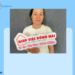 Chị ĐÀO THỊ LAN, sinh năm 1972, quê Ninh Bình cần tìm việc