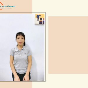 Chị NGUYỄN THỊ KIM PHƯỢNG, sinh năm 1972, quê Hồ Chí Minh cần tìm việc