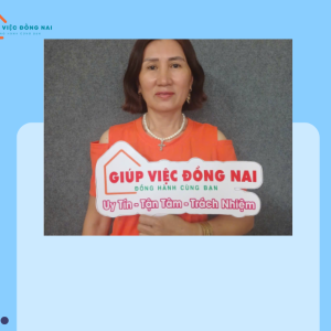 Chị NGUYỄN TRẦN MỸ DUNG, sinh năm 1978, quê Bình Thuận cần tìm việc