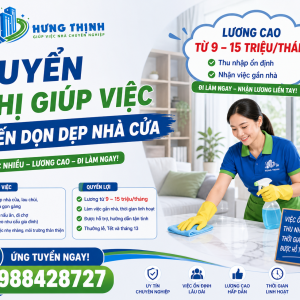 Sau lễ có cô nào đi làm luôn được không ạ !! công việc nhà em đang cần gấp cô về lau dọn nhà cửa nha
