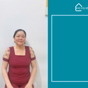 Chị NGUYỄN THỊ NGỌC, sinh năm 1973, quê Long An cần tìm việc