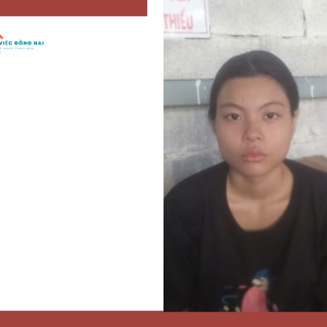 Chị TRẦN THỊ THU VÂN, sinh năm 2006, quê Bình Dương cần tìm việc