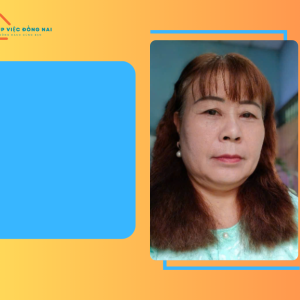 Chị NGUYỄN THỊ SÁNH, sinh năm 1973, quê Cần Thơ cần tìm việc