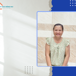 Chị PHẠM TUYẾT LOAN, sinh năm 1981, quê Tiền Giang cần tìm việc