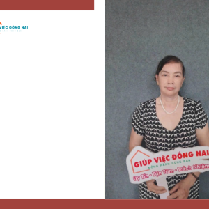 Chị Vũ Thị Nhung, sinh năm 1964, quê Nam Định cần tìm việc