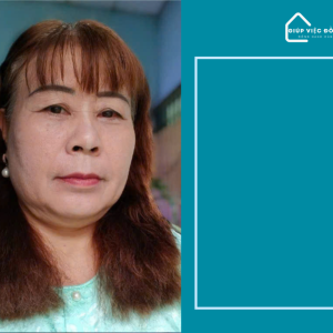 Chị NGUYỄN THỊ SÁNH, sinh năm 1973, quê Cần Thơ cần tìm việc