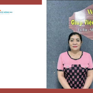 Chị ĐỖ KIM THANH, sinh năm 1968, quê Tiền Giang cần tìm việc