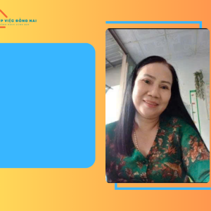 Chị NGUYỄN THỊ KHUYẾN, sinh năm 1962, quê Đồng Tháp cần tìm việc