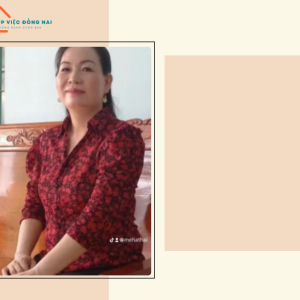 Chị TRẦN THỊ THÁI HÀ, sinh năm 1975, quê Tây Ninh cần tìm việc