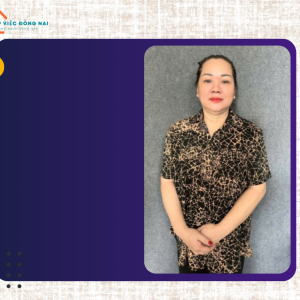 Chị PHẠM THỊ ANH THUY, sinh năm 1973, quê Vĩnh Long cần tìm việc