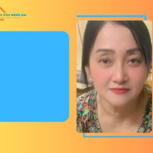 Chị TRẦN THỊ THANH XUÂN, sinh năm 1967, quê Hồ Chí Minh cần tìm việc