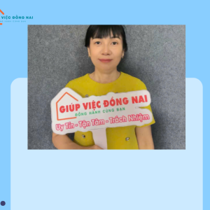 Chị PHẠM THỊ THUỲ PHƯỢNG, sinh năm 1970, quê Đồng Nai cần tìm việc