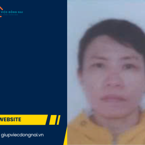 Chị Nguyễn Thị Lợi, sinh năm 1976, quê Ninh Thuận cần tìm việc